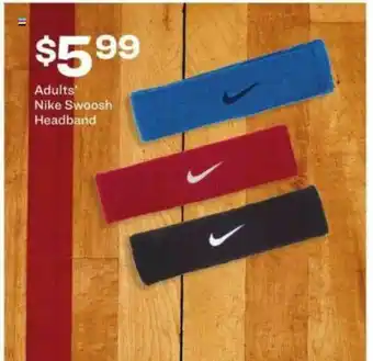 Academy Adults' Nike Swoosh Headband offer