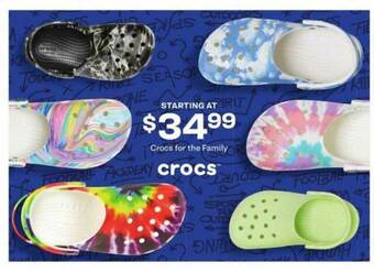 Academy Crocs For The Family offer