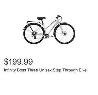 Costco Infinity boss three unisex step through bike offer