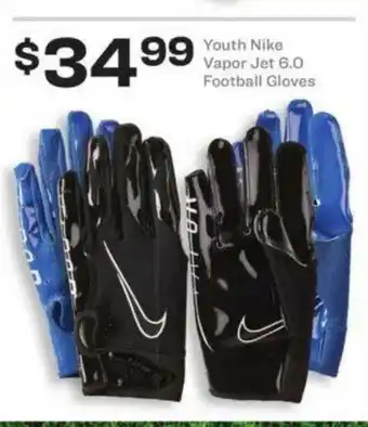 Academy Youth Nike Vapor Jet 6.0 Football Gloves offer