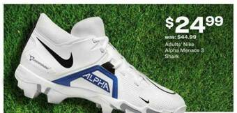 Academy Adults' Nike Alpha Menace 3 Shark offer