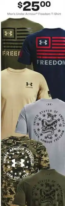 Academy Men's Under Armour® Freedon T-Shirt offer