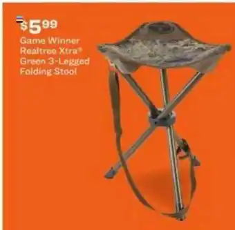Academy Game Winner Realtree Xtra® Green 3-Legged Folding Stool offer