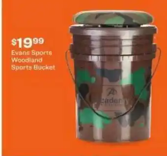 Academy Evans Sports Woodland Sport Bucket offer