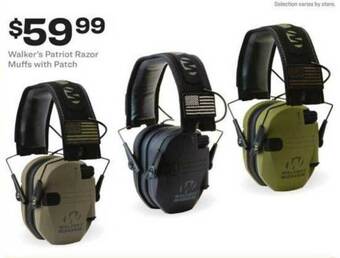 Academy Walker's Patriot Razor Muffs With Patch offer