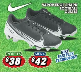 Big 5 Nike Vapor Edge Shark Football Cleats offer