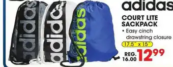 Big 5 Adidas Court Lite Sackpack offer