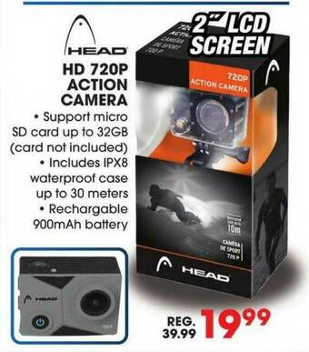 Big 5 Head HD 720P Action Camera offer