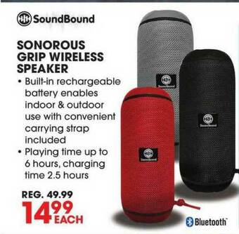 Big 5 SoundBound Sonorous Grip Wireless Speaker offer