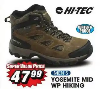 Big 5 Hi-Tec Yosemite Mid WP Hiking offer