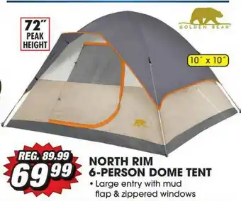 Big 5 Golden Bear North Rim 6-Person Dome Tent offer