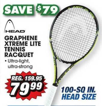 Big 5 Head Graphene Xtreme Lite Tennis Racquet offer