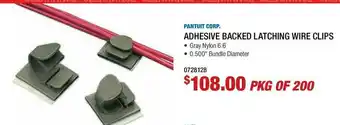 Fastenal Pantuit Corp. Adhesive Backed Latching Wire Clips offer
