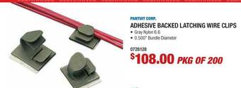 Fastenal Pantuit Corp. Adhesive Backed Latching Wire Clips offer