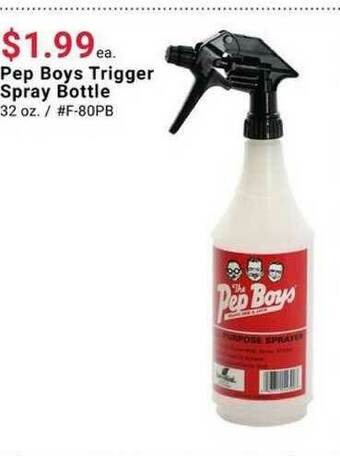 Pep Boys Pep Boys Trigger Spray Bottle offer