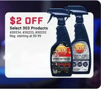 Pep Boys Select 303 Products offer