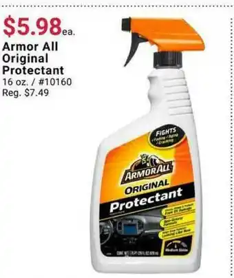 Pep Boys Armor All Original Protectant offer