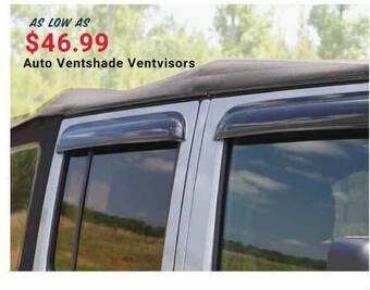 Pep Boys Auto Ventshade Ventvisors offer