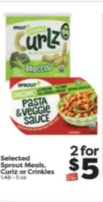 Weis Markets Selected Sprout Meals, Curlz Or Crinkles offer