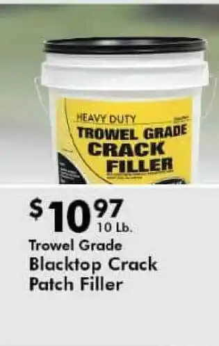 Trowel Grade Blacktop Crack Patch Filler