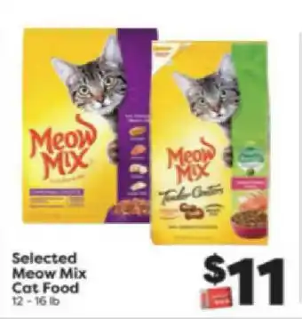 Weis Markets Selected Meow Mix Cat Food offer