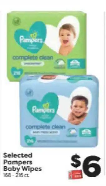 Weis Markets Selected Pampers Baby Wipes offer