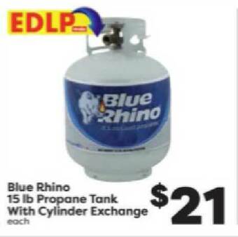 Weis Markets Blue Rhino 15 Lb Propane Tank With Cylinder Exchange offer