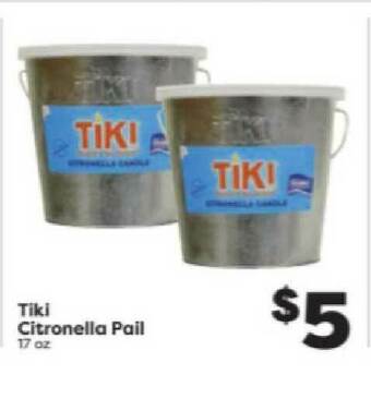 Weis Markets Tiki Citronella Pail offer