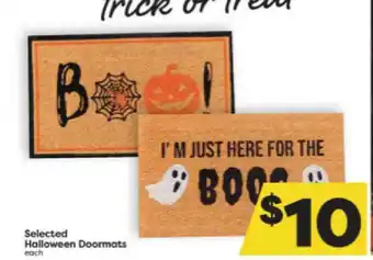 Weis Markets Selected Halloween Doormats offer