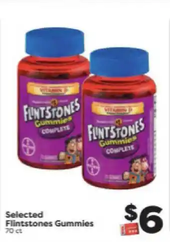 Weis Markets Selected Flintstines Gummies offer