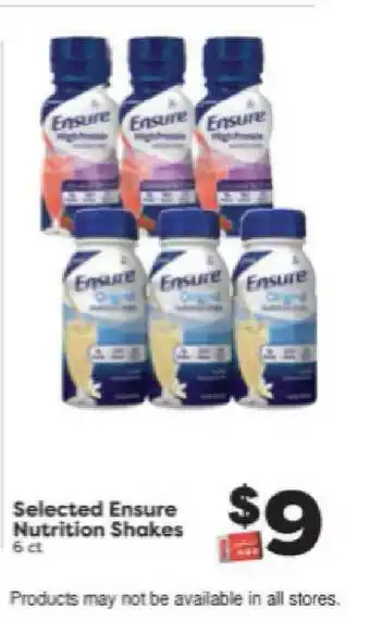 Weis Markets Selected Ensure Nutrition Shakes offer