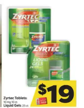 Weis Markets Zyrtec Tablets Or Liquid Gels offer