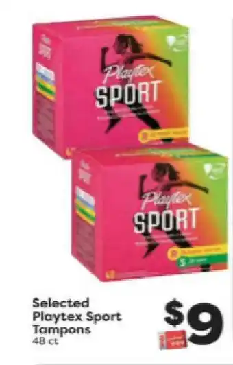 Weis Markets Selected Playtex Sport Tampons offer