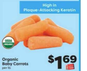 Weis Markets Organic Baby Carrots offer