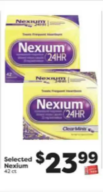 Weis Markets Selected Nexium offer