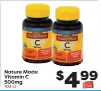 Weis Markets Nature Made Vitamin C 500mg offer