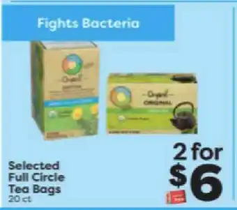 Weis Markets Selected Full Circle Tea Bags offer