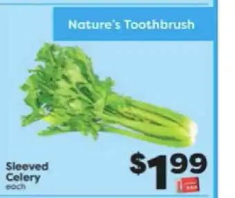 Weis Markets Sleeved Celery offer