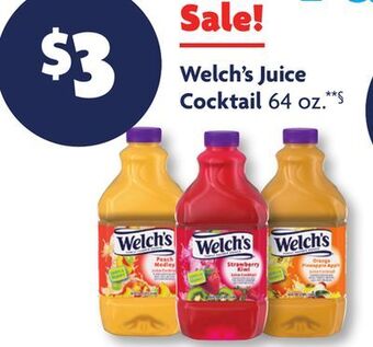 Family Dollar Welch's juice cocktail offer