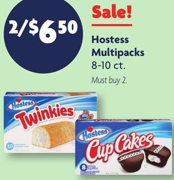 Family Dollar Hostess multipacks offer
