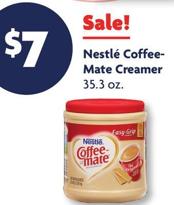 Family Dollar Nestlé coffee-mate creamer offer