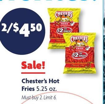 Family Dollar Chester's hot fries offer
