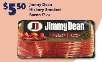 Family Dollar Jimmy dean hickory smoked bacon offer