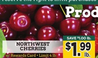 Dearborn Market Northwest cherries offer