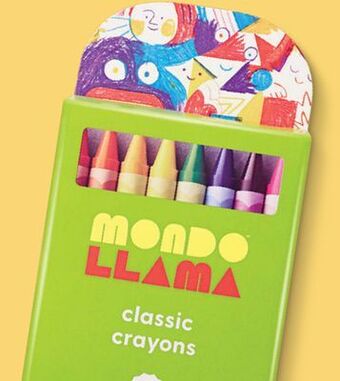 Target Mondo llama 24-ct. crayons offer