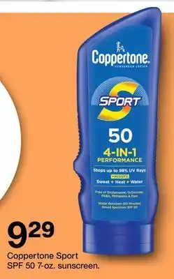 Target Coppertone sport spf 50 7-oz. sunscreen. offer