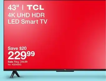 Target 4k uhd hdr led smart tv 43 offer