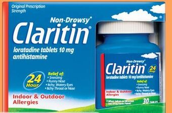 Target Claritin 24-hour non-drowsy 30-ct. allergy relief tablets offer