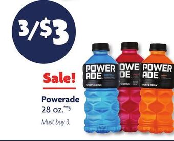 Family Dollar Powerade offer