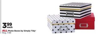 Michaels All photo boxes by simply tidy® offer